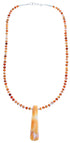 Genuine Sterling Silver Oyster Shell Bead Necklace DX116082